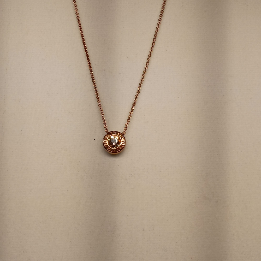 Rose Gold Coach Necklace